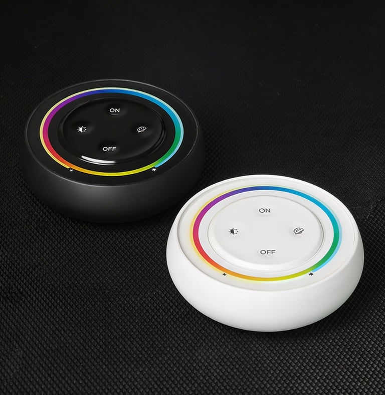 Mando Miboxer S2: controlador para tiras LED RGB con selección de color.