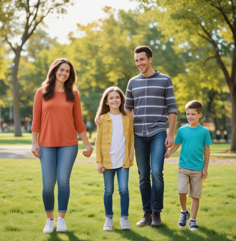A serene sunset over a gentle lake reflecting warm earth tones.