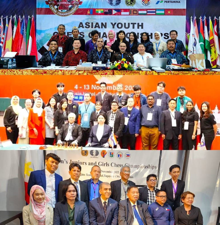 Ellie Emira and Asian Chess Federation, at Asian Youth Indonesia 2022, Eastern Asia Thailand 2022,