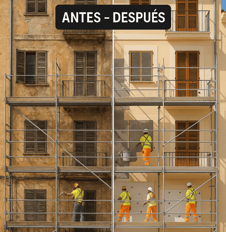 Rehabilitacion fachada SATE