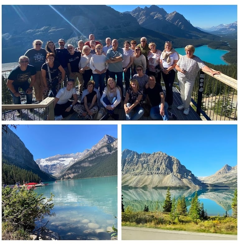 Wonderful journey through the Canadian Rockies with a Dutch group tour