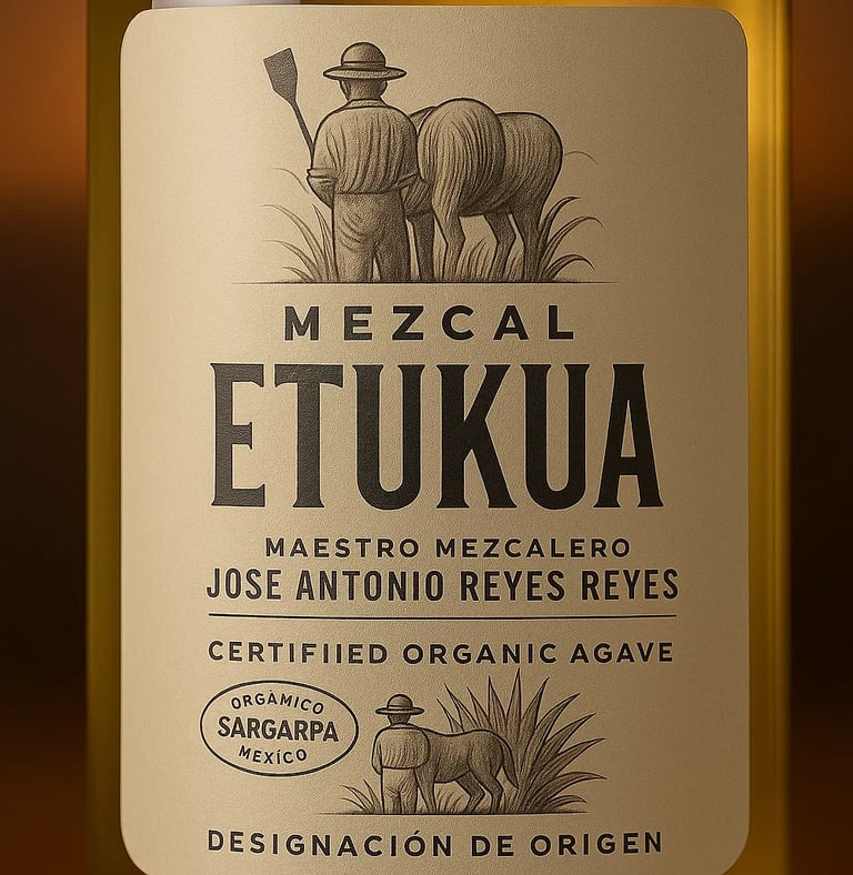 nfografía con checklist de puntos para identificar mezcal auténtico