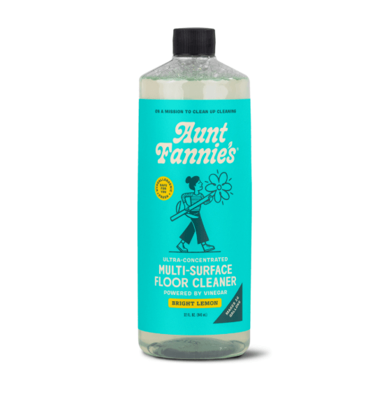 Aunt Fannie's Ultra Concentrated Floor Cleaner Vinegar Wash eucalyptus scent non-toxic plant-based