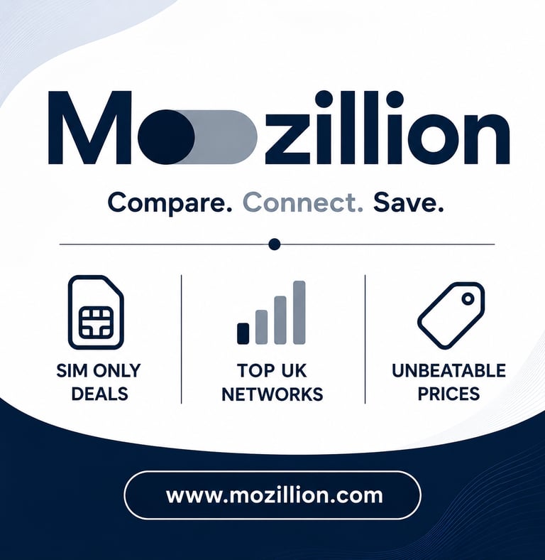 Mozillion sim deals - sim only offers