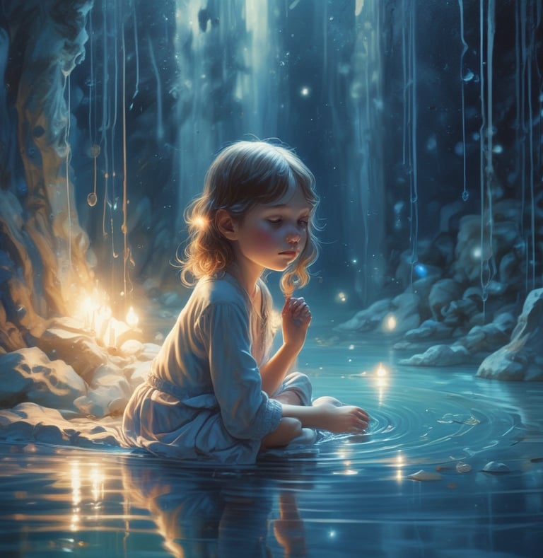 Flickering flame with warm tones representing the fire of liberation.