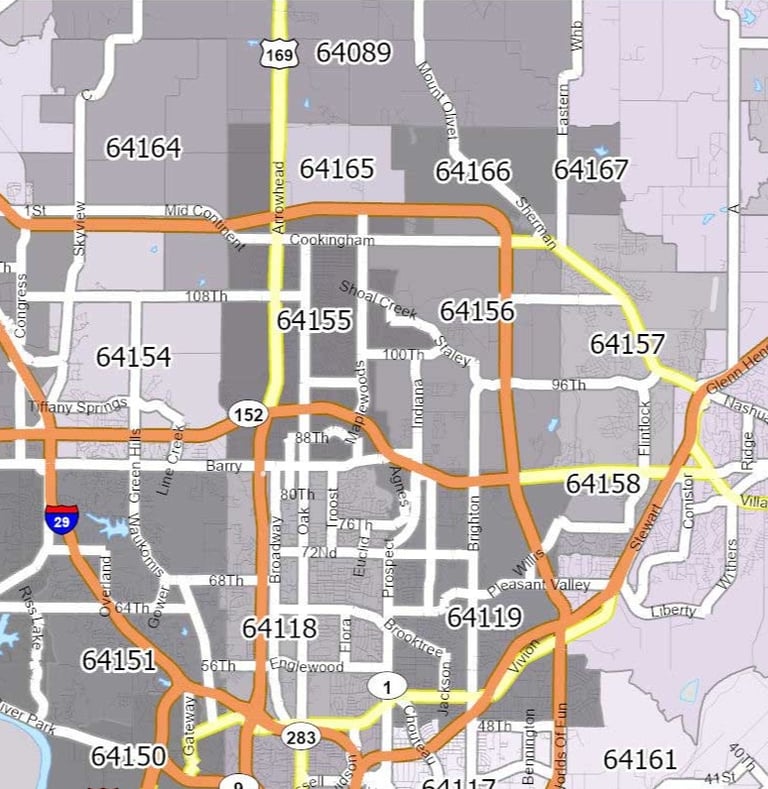 kansas-city-northland-pet-waste-removal-service-map