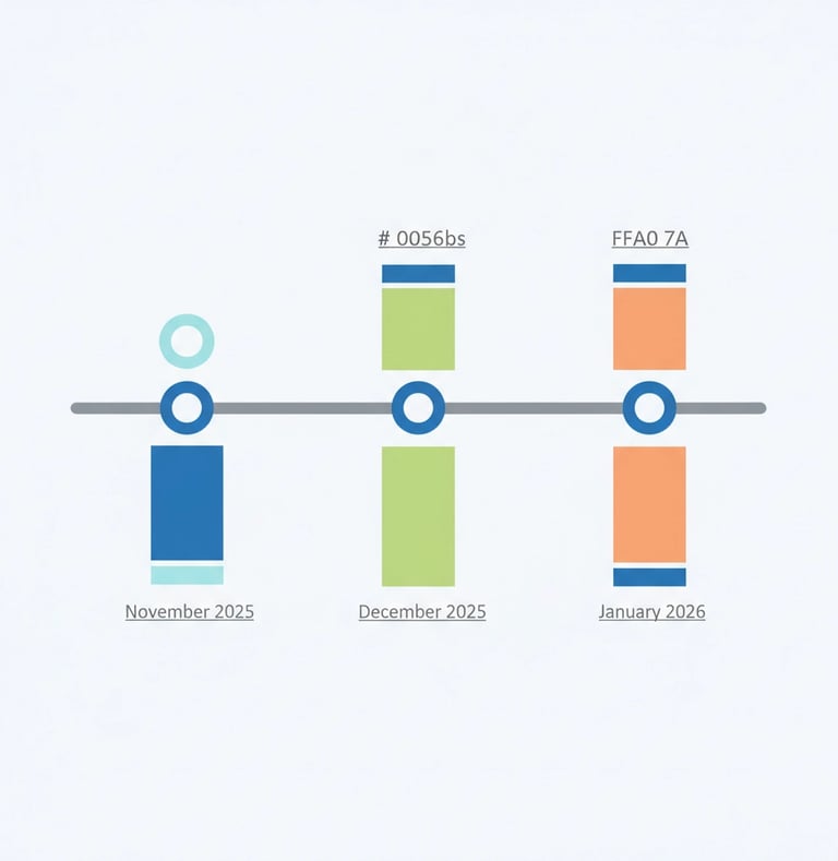 Timeline showing key dates for the proposed rule implementation and industry response deadlines