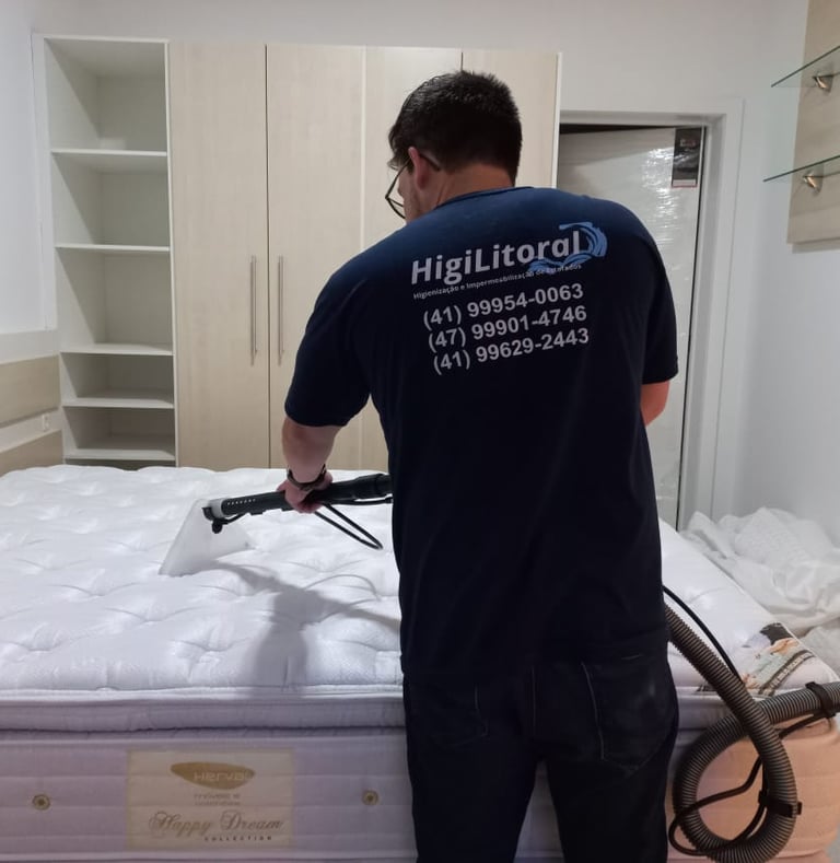 limpeza a seco de colchão em matinhos