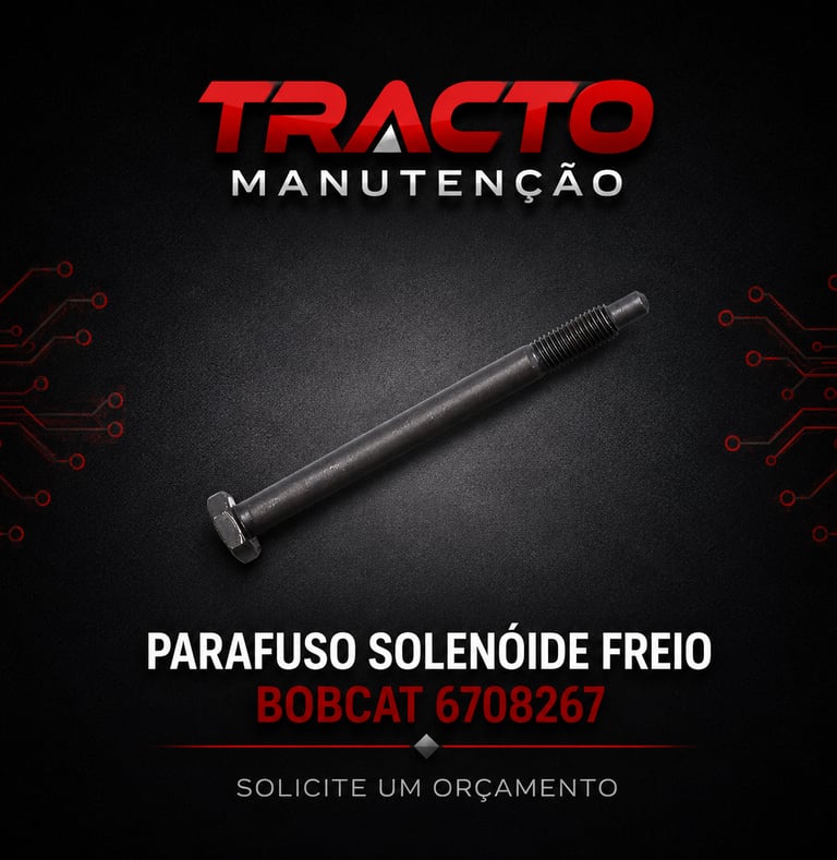 6708267 Parafuso Solenóide do Freio Bobcat