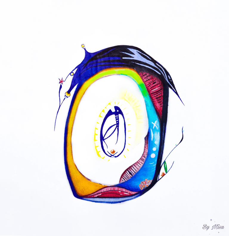 deep sea eye drawing