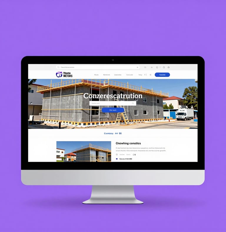 A friendly web designer assisting a small business owner with website ideas in a modern office.