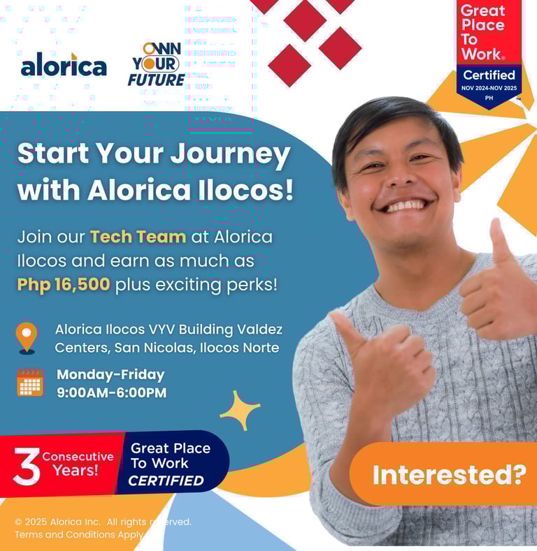 Alorica San Nicolas Ilocos BPO Call Center Jobs Hiring Opening WFH Non Voice Online Interview WFH 