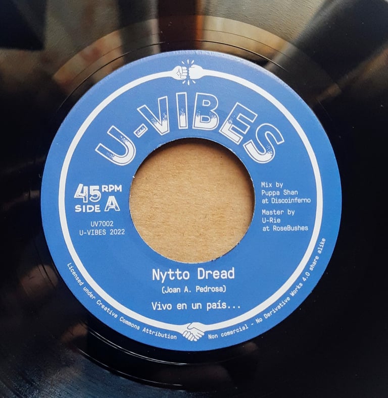 Nytto Dread - Vivo en un país... 2022 Mix 7inch