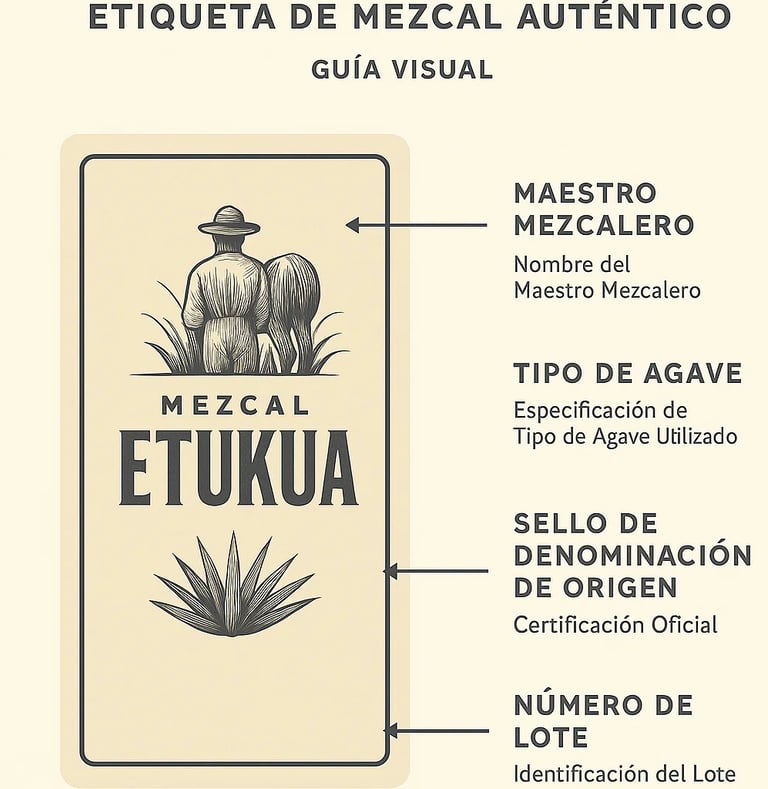 Secuencia del test de perlas para identificar mezcal auténtico por sus burbujas persistentes