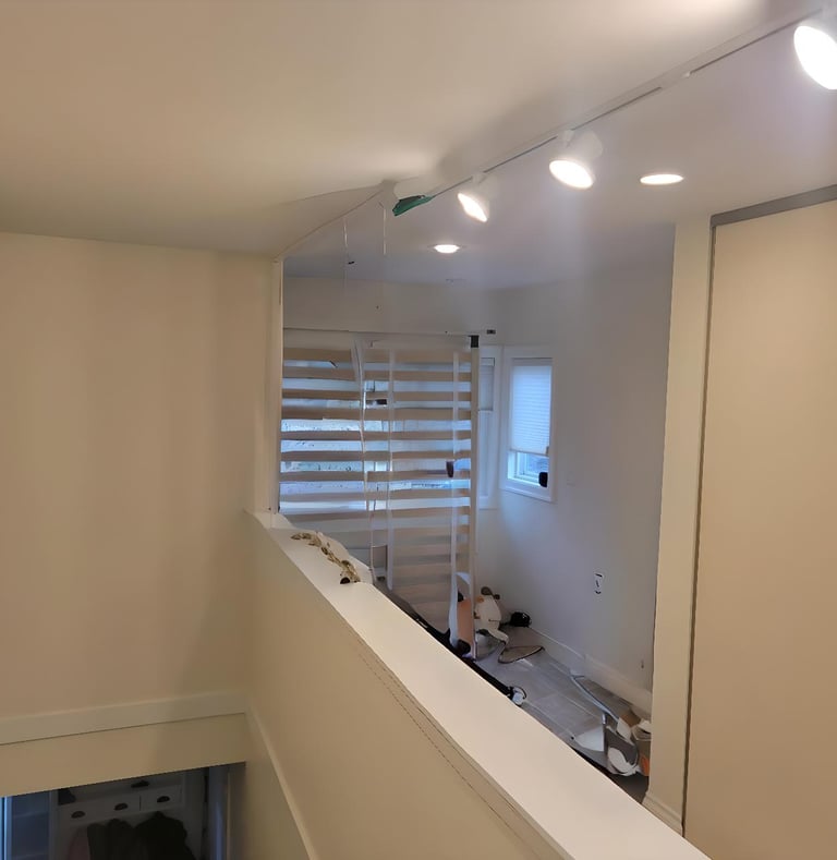 empty space before to change a private room