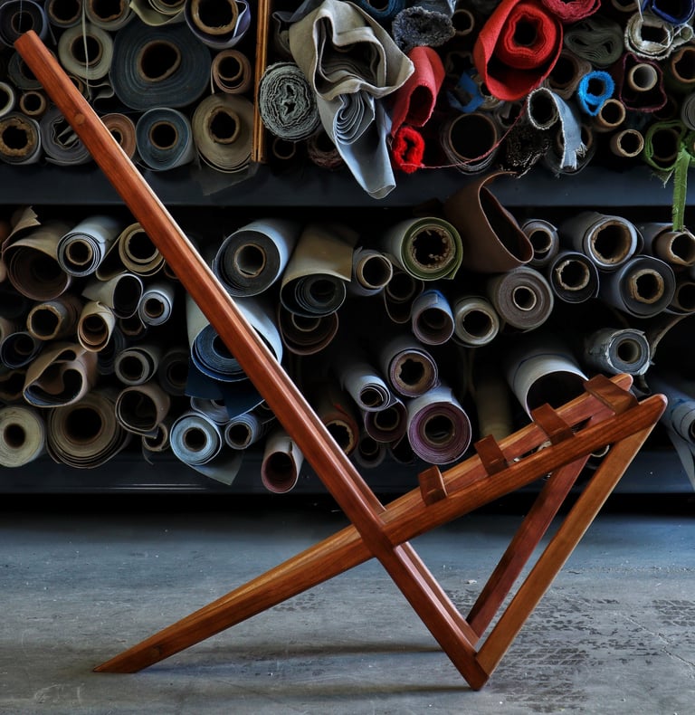 Cool wooden lounge chair