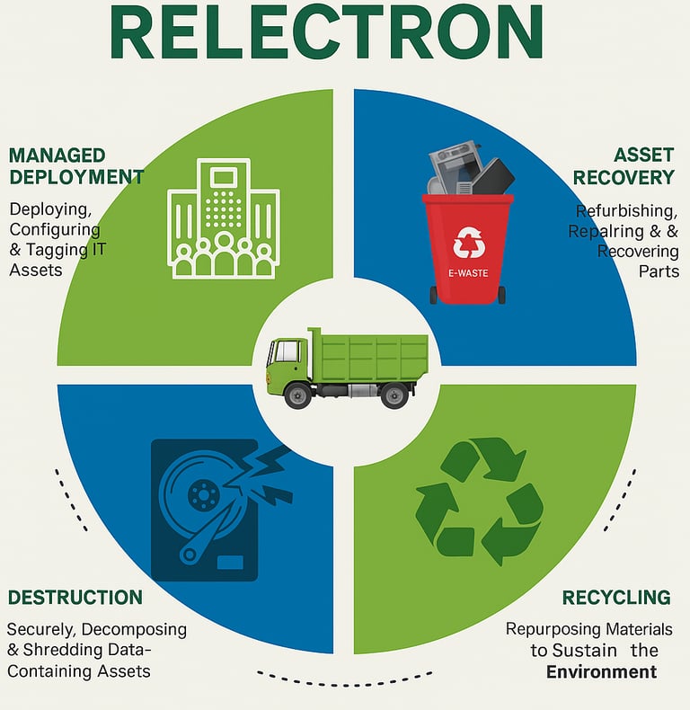 a diagram of a recycling bins and recycling bins