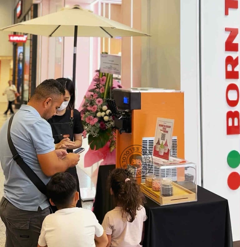 Ice cream rental in KL , Selangor , Klang Valley, Ipoh , Melaka, Johor and Penang Malaysia
