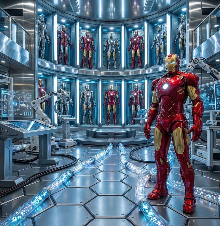 Armaduras do Homem de Ferro - Tony Stark