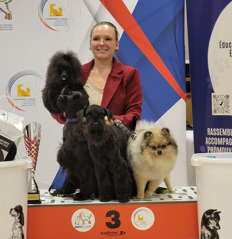 Alexina , notre toiletteuse et Vintus