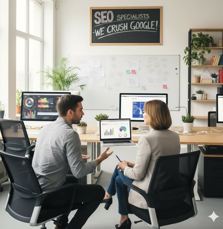 sander praat met klant - seo bureau rotterdam 