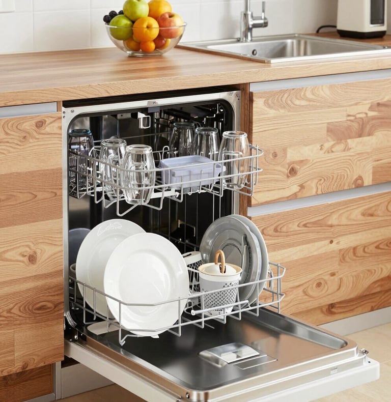 add a bowl of fruits on the top of the counter