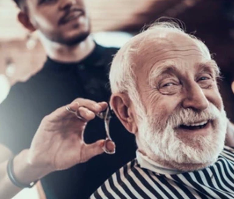 Pensioners Cut - Silver Barbers Braybrook