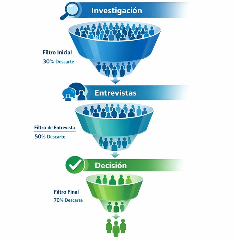 proceso evaluacion consultores digitales fases seleccion