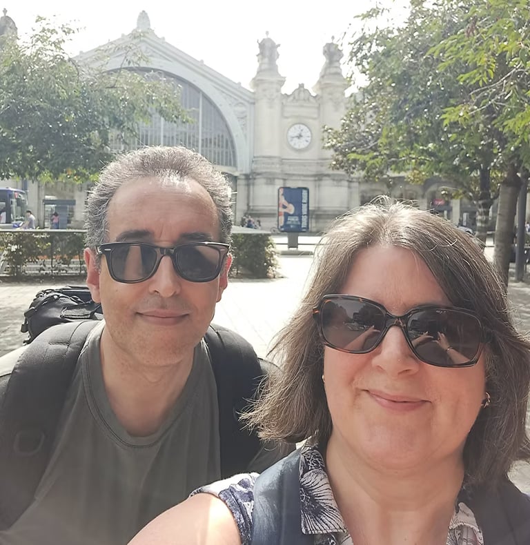 Outside Tours Train, France