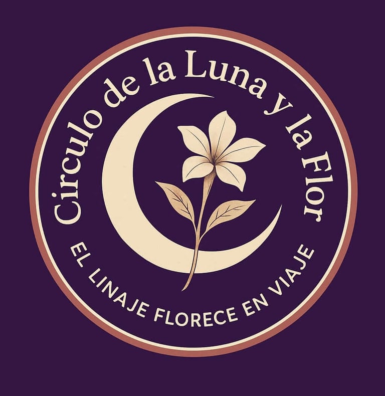 Círculo de la Luna y la flor