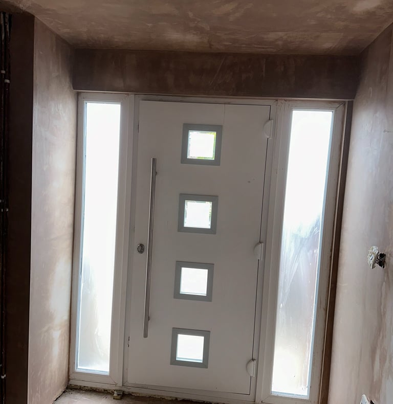 walls and ceiling skimmed giving smooth surface ready to decorate
