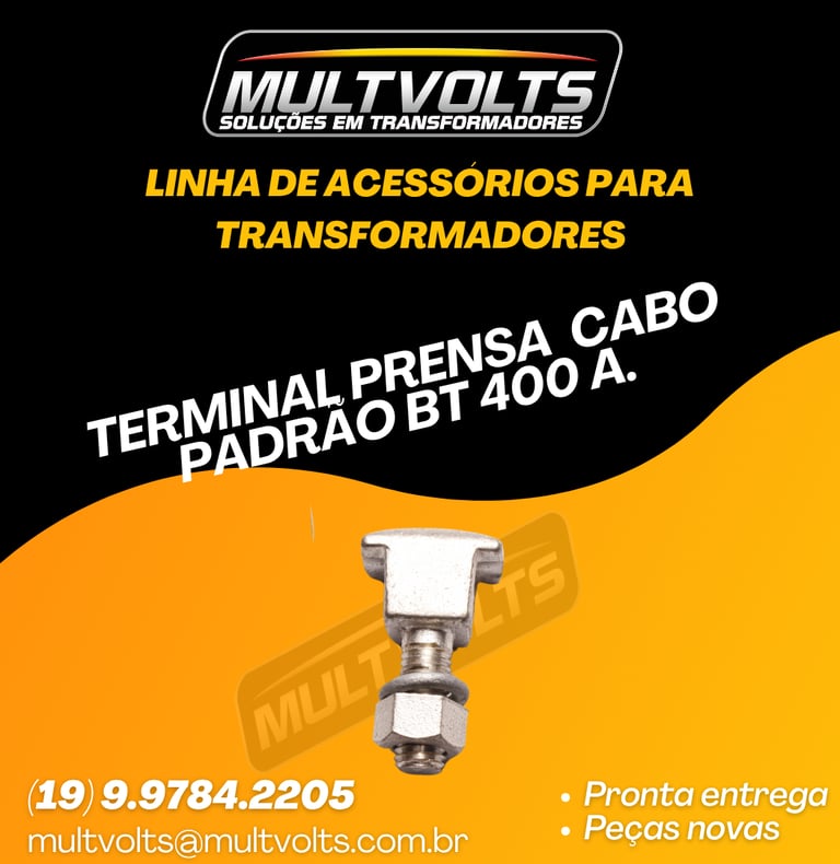 Terminal Prensa Cabo Padrão BT 400 A