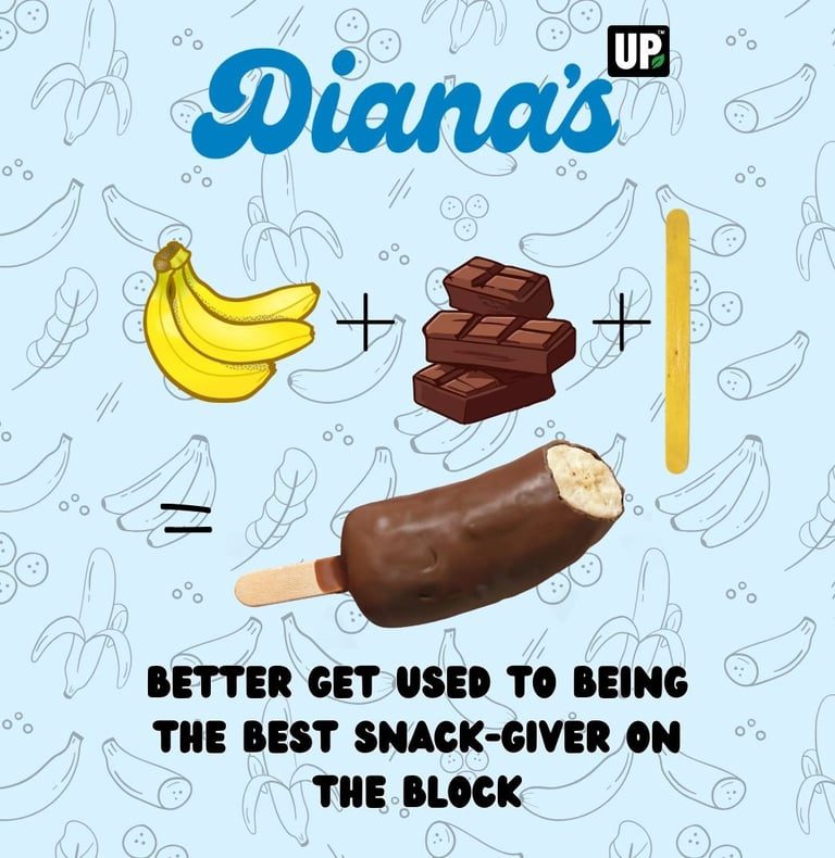 Diana's Bananas Social Media Post