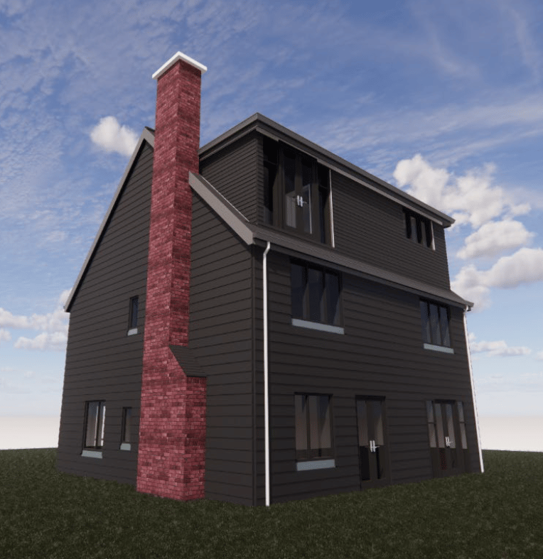 3D digital image of proposed loft conversion