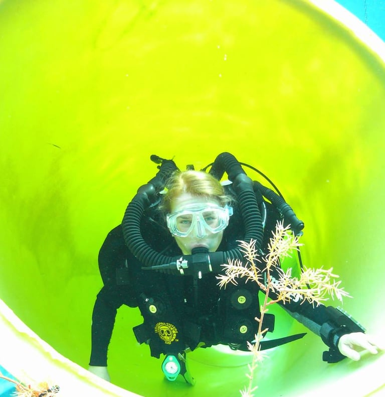 baptême recycleur en ccr pathfinder diluant air avec atxdiinving a montemare