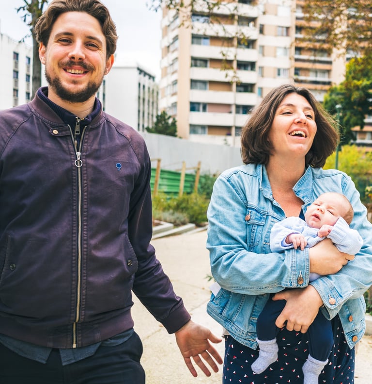 photographe de famille, shooting en extérieur, style naturel
