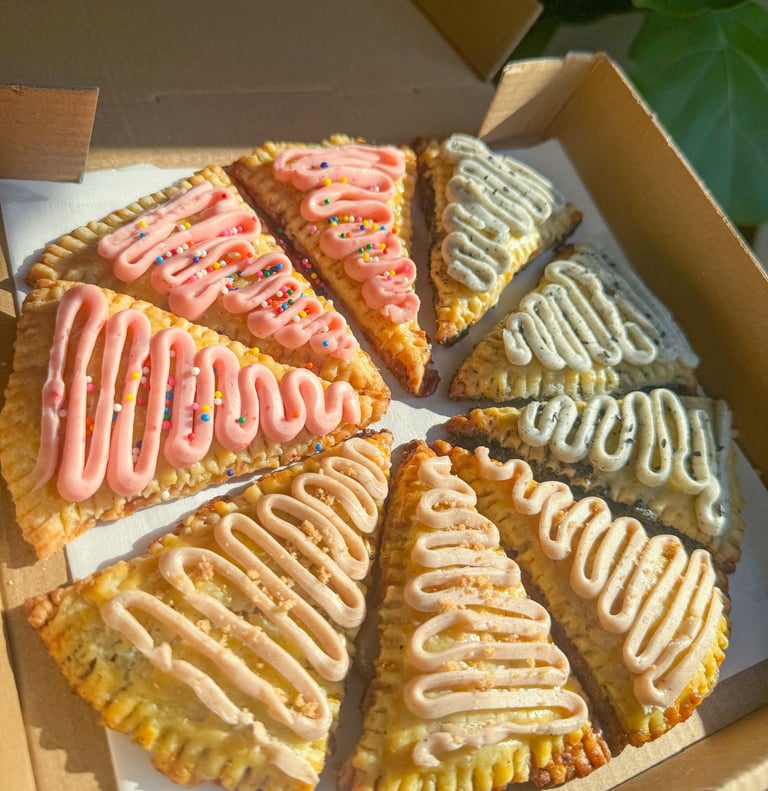 rugelach poptarts in a whole pie