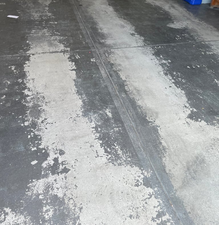 Before of home garage in Grand Island Nebraska