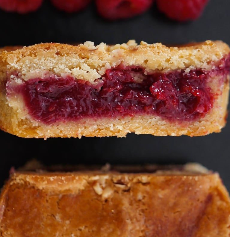 gâteau basque framboise