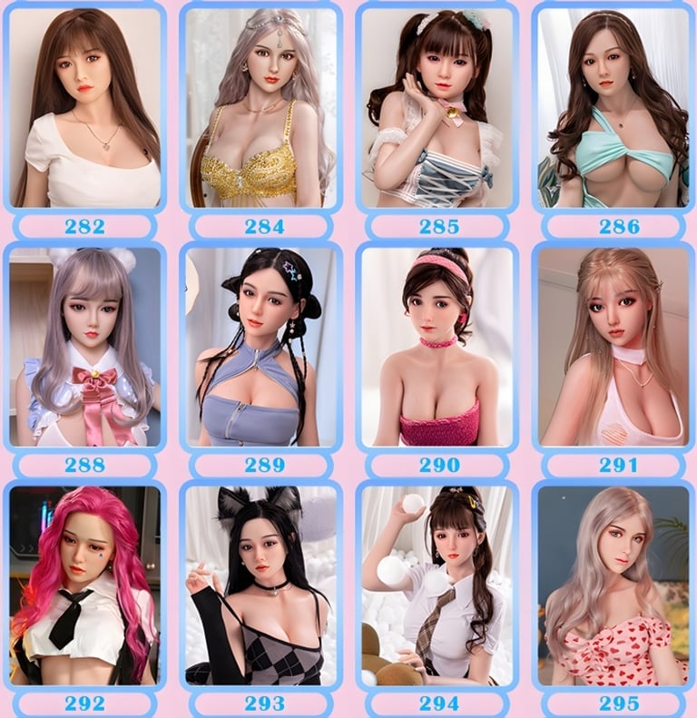visages poupée réaliste silicone DDF