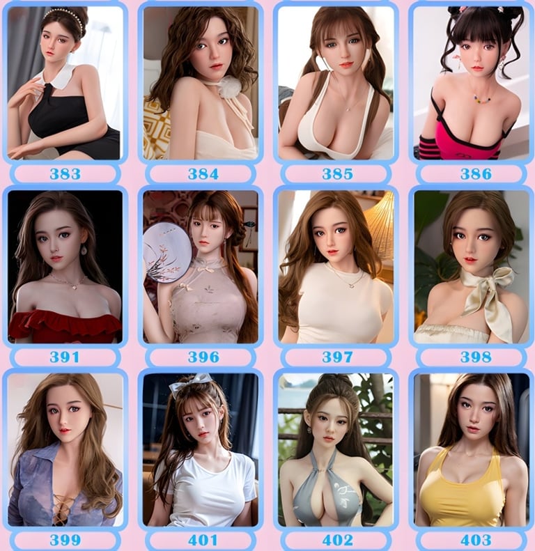 visages poupée réaliste silicone DDF