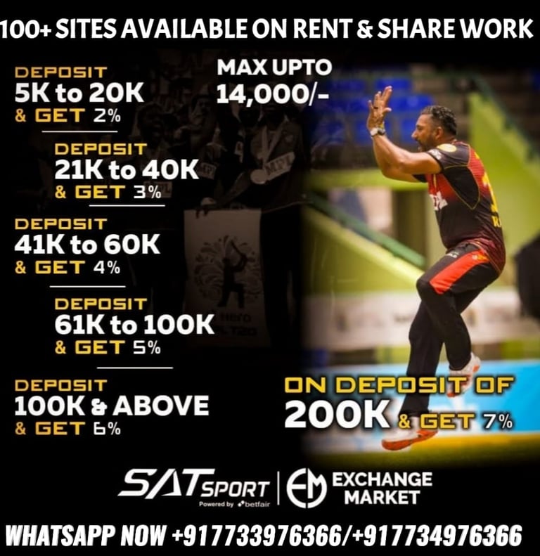 ONLINE CRICKET BETTING ID AVAILABLE DL MDL SMDL MASTER ID SUPER MASTER ID ADMIN ID AVAILABLE