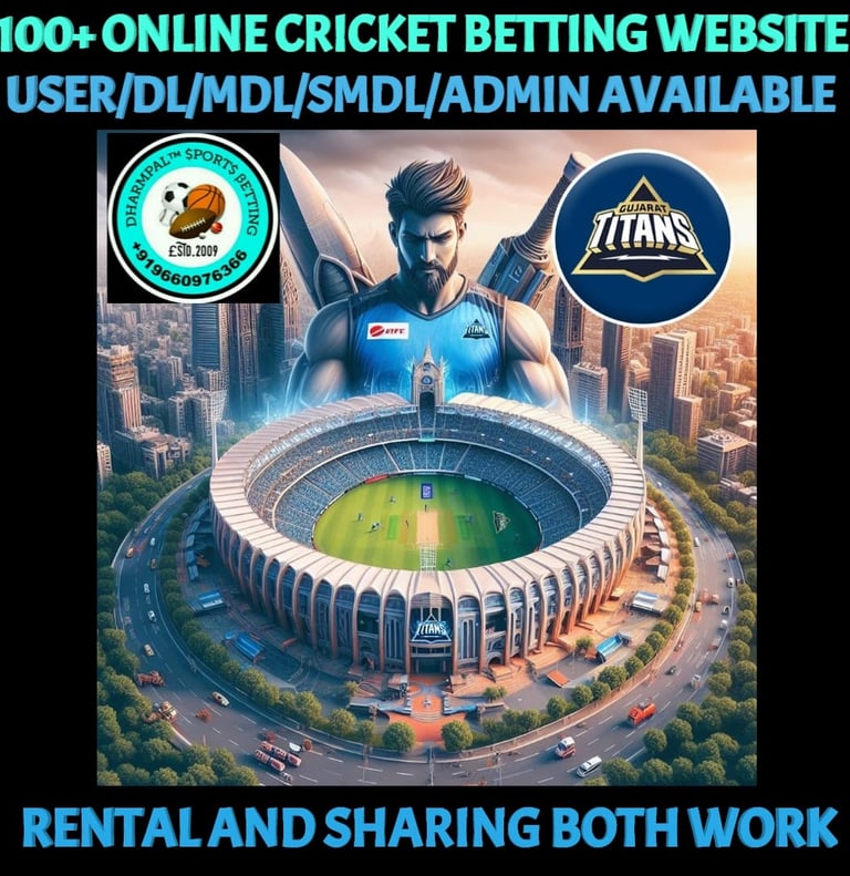 ONLINE CRICKET BETTING ID AVAILABLE DL MDL SMDL MASTER ID SUPER MASTER ID ADMIN ID AVAILABLE