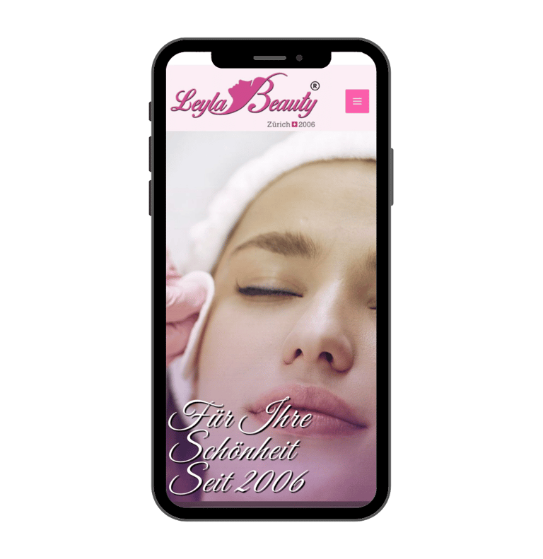 isviçre güzellik salonu web sitesi tasarımı