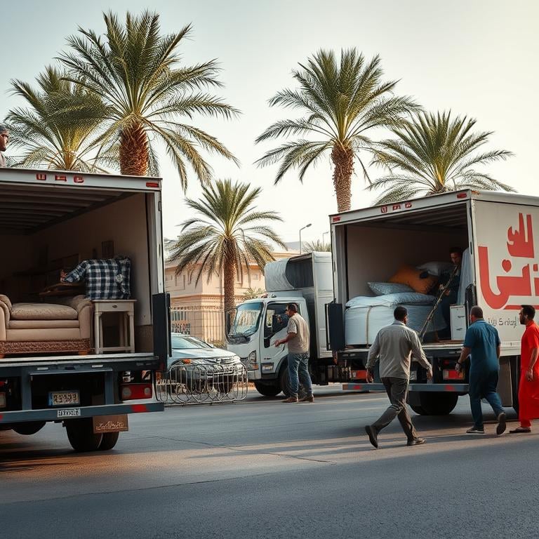 أفضل 5 شركات نقل عفش الكويت شركة رفع الكويت.