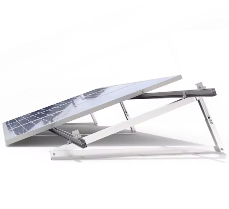 Adjustable tilt triangle mounting rack