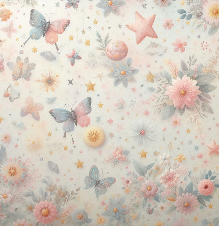 PAPEL DE PAREDE PARA QUARTO DE MENINA