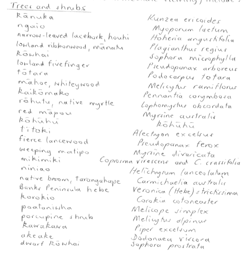 Le Bons Bay Ecological Summary