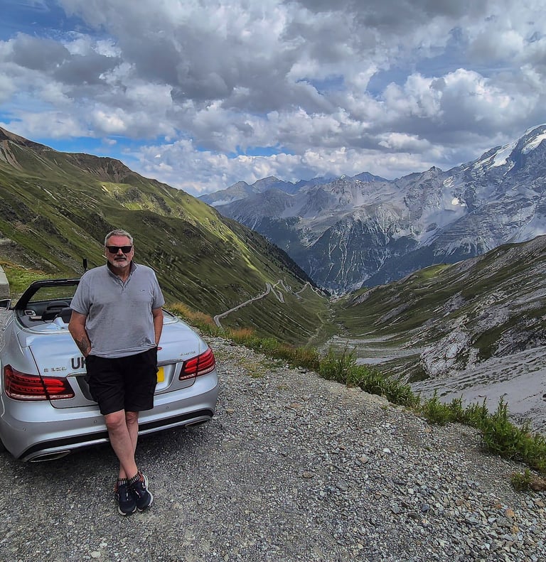 stelvio pass by car