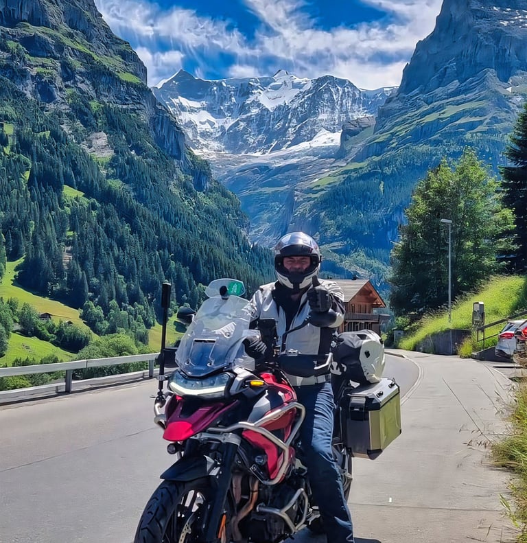 switzerland by motorcycle